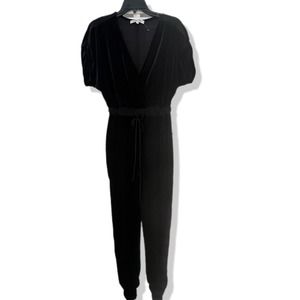 Vanity room velvet jumpsuit